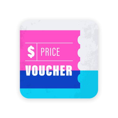 Fiyatlı Kupon Hediye Kartı Şablonu