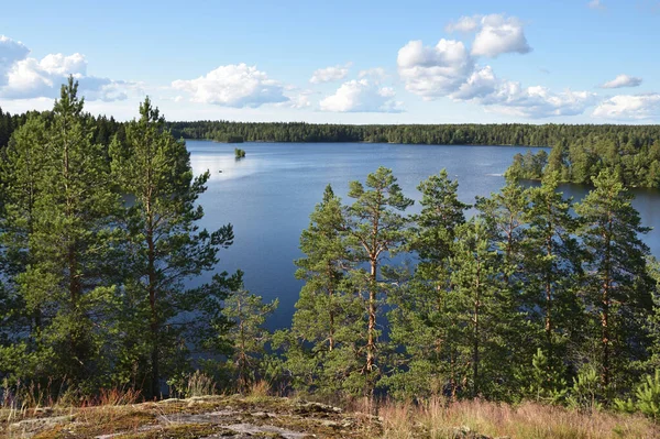 Озеро Мейко Одно Многих Финляндии — стоковое фото
