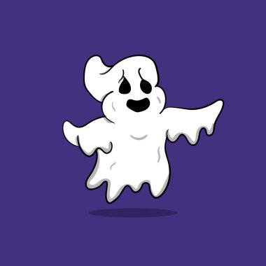 Görüntü vektörü hayalet Cadılar Bayramı maskot, logo, simge, sembol, arkaplan vs. için mükemmel