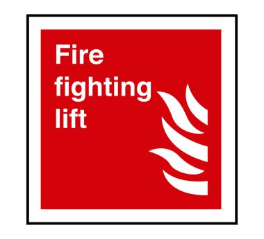 İtfaiye asansör işareti