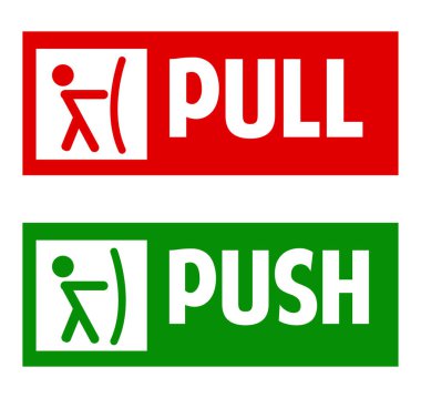 Çek ve vektör işaretine bas