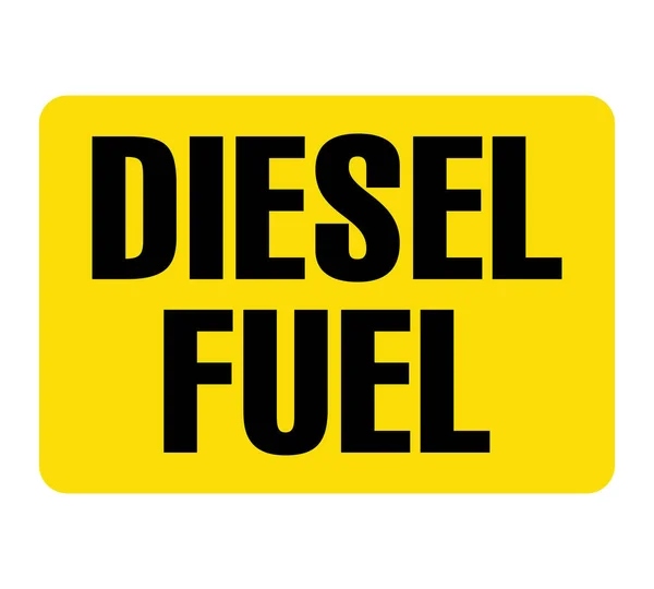 Dieseal Fuel Warning Vector Sign — 图库矢量图片