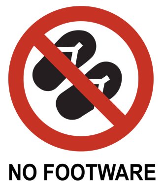 No shoes no footwear allowed remove shoes door sign notice before enter clipart