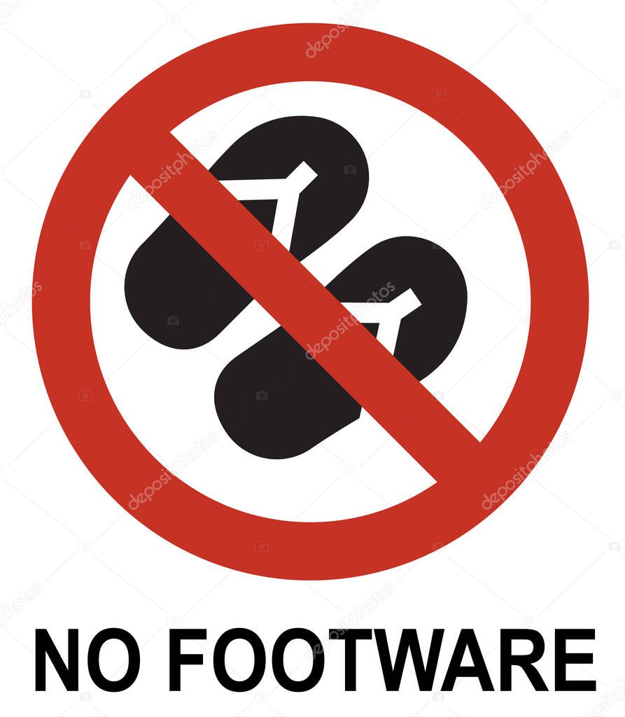 No shoes no footwear allowed remove shoes door sign notice before enter