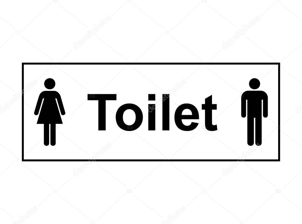 gets and ladies toilet signs