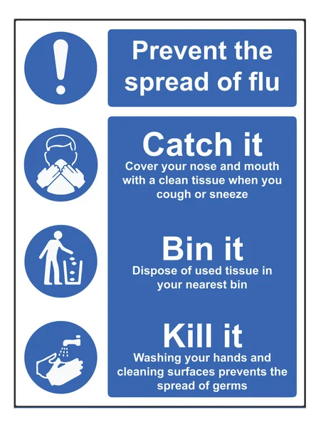Çöp kutusuna at ve öldür. Kişisel hijyen işareti.