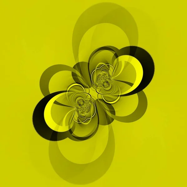 Vívidas Formas Geométricas Intrincadas Fuertes Amarillas Negras Patrones Diseño Repetitivo — Foto de Stock