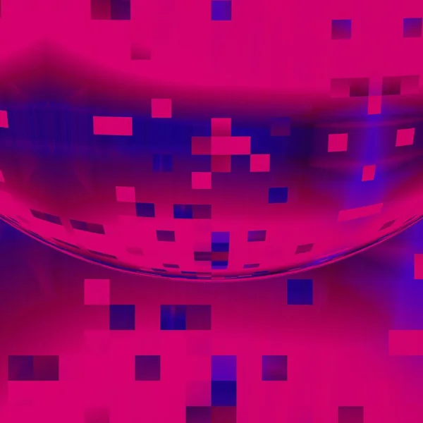 Design Neon Roxo Rosa Padrão Abstrato Com Formas Quadradas Geométricas — Fotografia de Stock