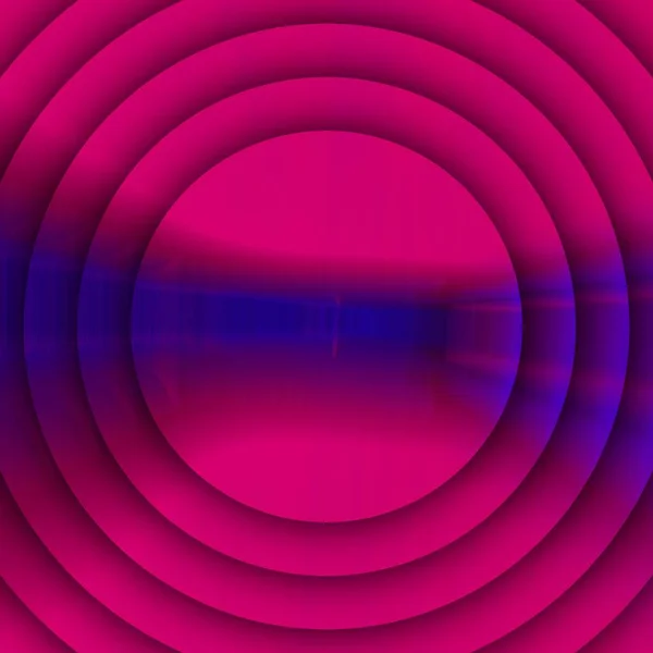Неонова Фіолетова Рожева Абстрактна Форма Візерунок Концентричним Дизайном Кола — стокове фото