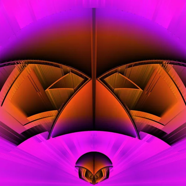 Tonos Geométricos Oxidados Colores Naranja Púrpura Como Formas Geométricas Patrones — Foto de Stock
