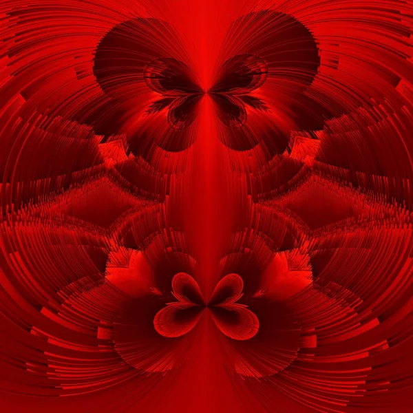 Abstrakt Konst Från Nyanser Mörka Levande Röd Färg Jet Svart — Stockfoto