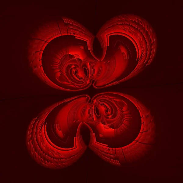 Стиль Циклона Абстрактное Искусство Оттенков Темно Ярко Красного Цвета Реактивном — стоковое фото