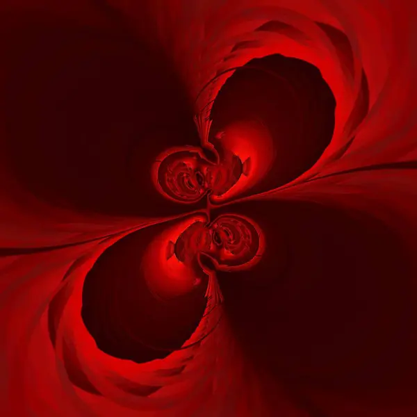 Cyclone Style Abstract Art Shades Dark Vivid Red Color Jet — Stock Photo, Image