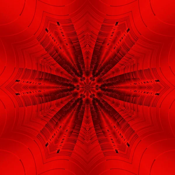 Artă Abstractă Din Nuanțe Culoare Roșie Vie Închis Fundal Negru — Fotografie, imagine de stoc
