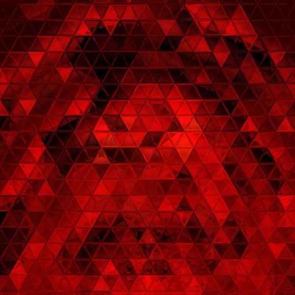 六角形花的奇幻风格从黑色背景上深红色的阴影中抽象出艺术 形成了许多复杂的图案和图案 — 图库照片