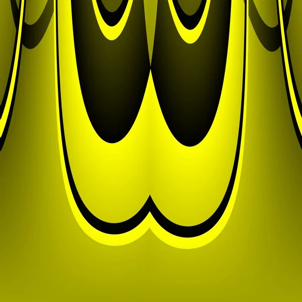 Ζωηρά Κίτρινα Και Μαύρα Ισχυρά Περίτεχνα Γεωμετρικά Σχήματα Μοτίβα Και — Φωτογραφία Αρχείου