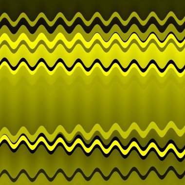 canlı sarı ve siyah güçlü karmaşık geometrik bulanık şeffaf yumuşak şekiller ve dalgalı çizgi tasarımları