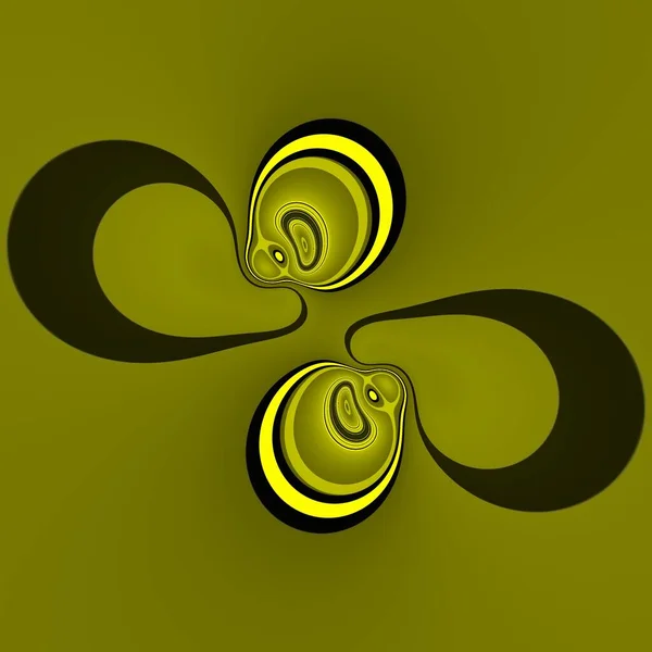 Vívidas Formas Geométricas Intrincadas Fuertes Amarillas Negras Patrones Diseños Basados — Foto de Stock