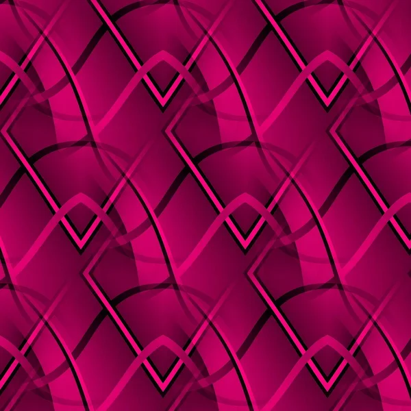 vivid pink and black strong intricate wavy geometrical shapes patterns and designs