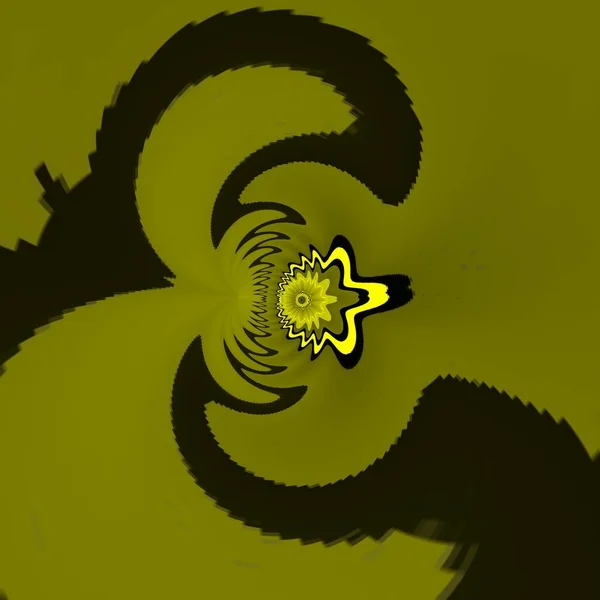 Vivid Amarelo Preto Forte Intrincado Geométrico Borrado Translúcido Moldes Suaves — Fotografia de Stock
