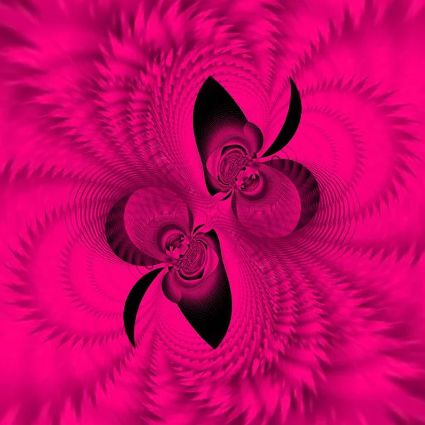 Відтінки Рожевого Фіолетового Текстурованого Візерунка Диско Світлого Стилю Чорному Тлі — стокове фото