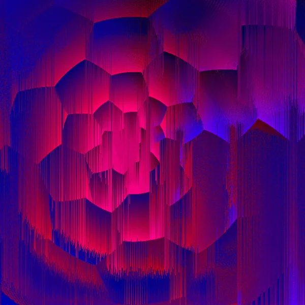 Met Behulp Van Een Hoog Contrast Verzadigde Blauwe Rode Neon — Stockfoto