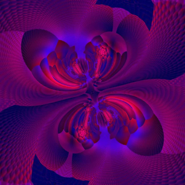 Использование Высококонтрастных Насыщенных Синих Красных Неоновых Цветов Создания Шаблонов Дизайнов — стоковое фото