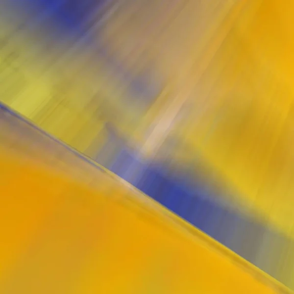马蒂斯启发了蓝纸几何形状和图案 黄色代表收获时的玉米地 蓝天万里无云 形成半透明的彩色抽象设计 — 图库照片