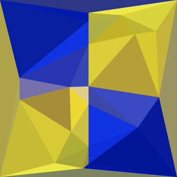 Matisse Inspirowane Niebieskim Papierem Geometryczne Kształty Wzory Żółtym Przedstawiające Pola — Zdjęcie stockowe