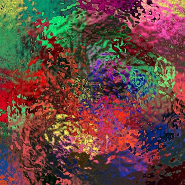 Birincil renk çubuklar fotoğraflandı ve disko ışığı efektleri için kullanıldı. Bu birçok altıgen çiçek desenine dönüştü. Şekiller ve tasarımlar.