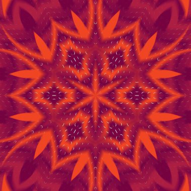 Canlı pembe ışıkla delinmiş metal plaka minimalist desenler ve tasarımlar oluşturuyor.