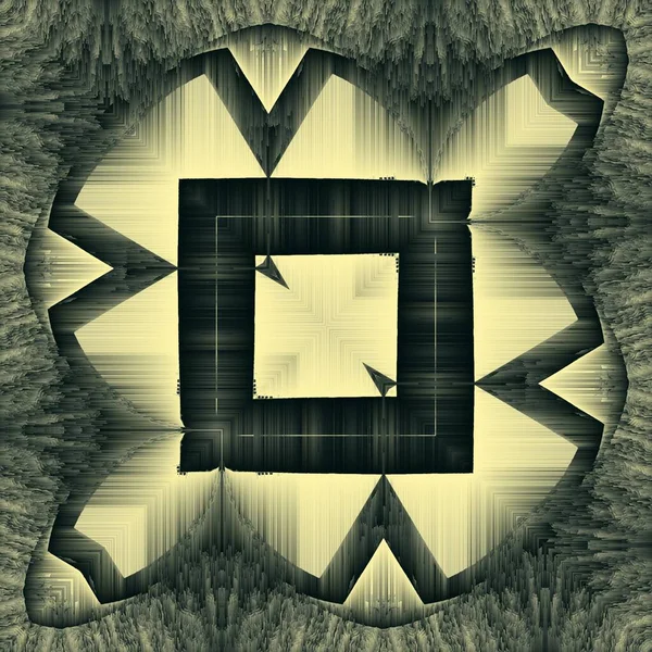 Art Abstrait Monochromatique Dans Les Tons Gris Motifs Géométriques Futuristes — Photo
