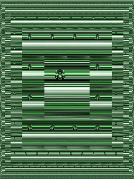 Vivid Shades Green White Repeating Linear Stripes Transformed Abstract Geometric — Stock Photo, Image