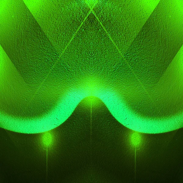 Tonos Vivos Rayas Lineales Repetitivas Verdes Blancas Transformadas Patrones Geométricos — Foto de Stock