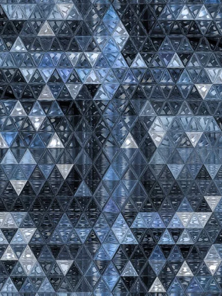 抽象的なパターンとガンメタルブルー金属効果の複雑なデザインとして一緒に多くのステンレス鋼編組フレックスホースストランド — ストック写真