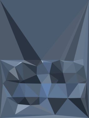 Dalgalı efekt ile gelecekteki şekillere ve karmaşık tasarımlara dönüştürülen doğrusal desende mavi ve gri tonlarda.