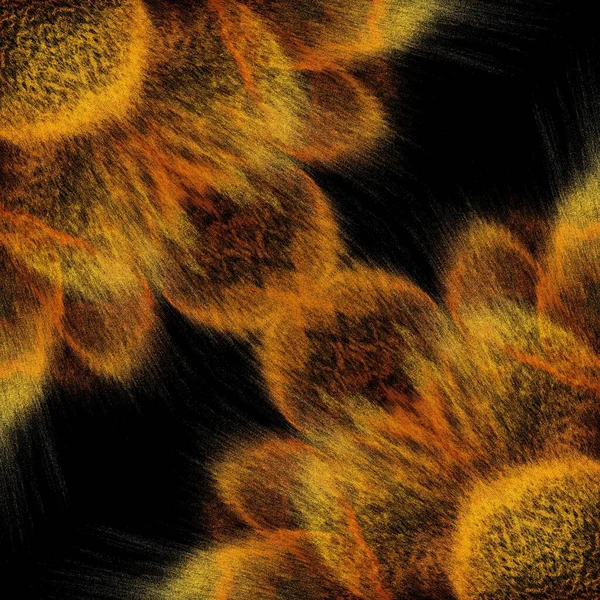 Modèles Abstraits Grains Pollen Conception Nombreuses Oranges Biologiques Sur Marché — Photo