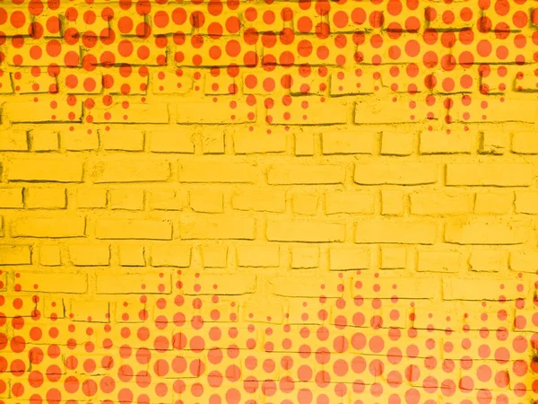 強い長方形の幾何学的な形状とパターンを持つシンプルな平易な質感レンガの壁は ボケフィルタを介して追加の色と効果を設計 — ストック写真