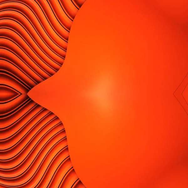 Lebhaftes Rot Und Schattierungen Orangefarbener Metallschutzläden Die Sich Komplizierte Muster — Stockfoto