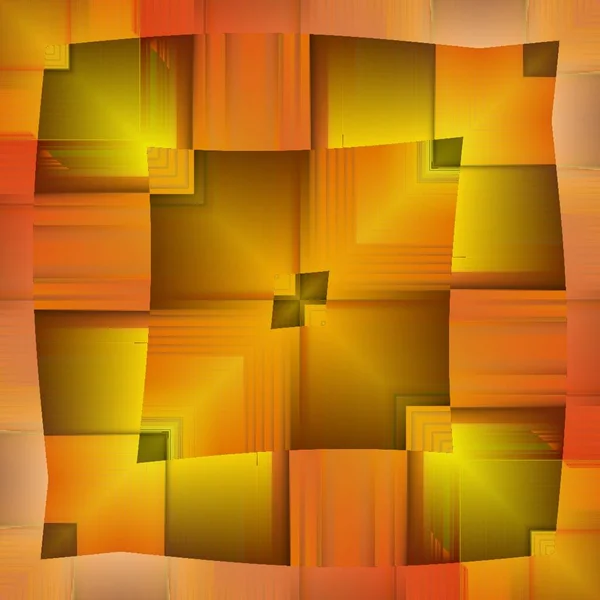 Дизайн Волновой Сетки Оттенках Желтого Золота Оранжевого Света Преобразованных Абстрактные — стоковое фото