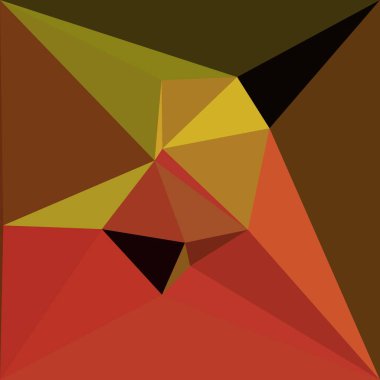 Kırmızı turuncu sarı çizgisel çizgilerin gölgeleri birçok karmaşık eşmerkezli desenlere dönüşür.