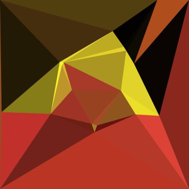 Kırmızı turuncu sarı çizgisel çizgilerin gölgeleri birçok karmaşık eşmerkezli desenlere dönüşür.