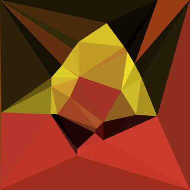 Kırmızı turuncu sarı çizgisel çizgilerin gölgeleri birçok karmaşık eşmerkezli desenlere dönüşür.