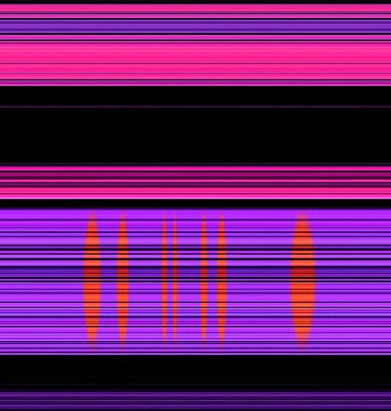 Tonos Rosa Púrpura Forma Rayas Lineales Sobre Fondo Negro Con — Foto de Stock