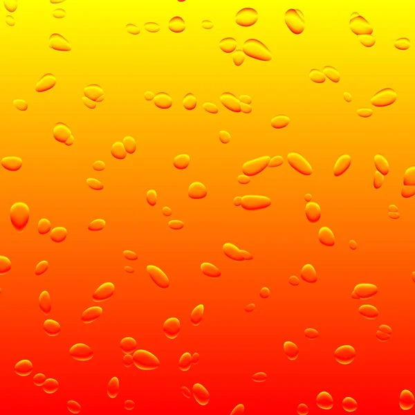 Żywe Jasnożółte Czerwonego Gradientu Unikalne Wzory Wzory Efektami Kropli Deszczu — Zdjęcie stockowe