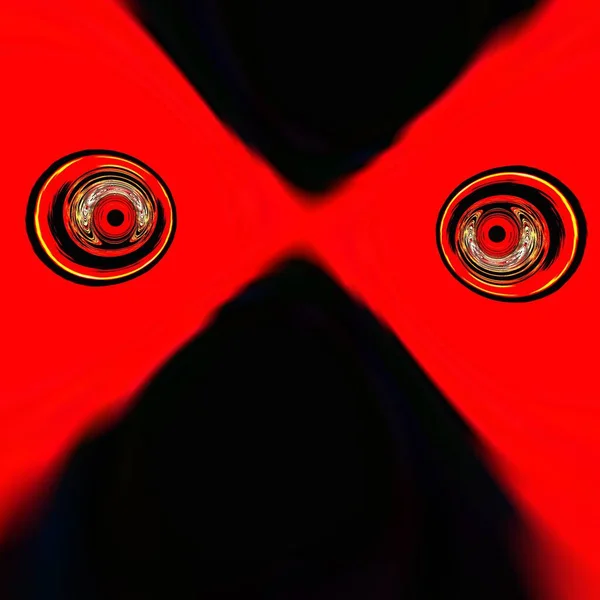 Фотографія Різних Крапель Дощу Сильному Червоному Світлі Перетворюється Кілька Унікальних — стокове фото