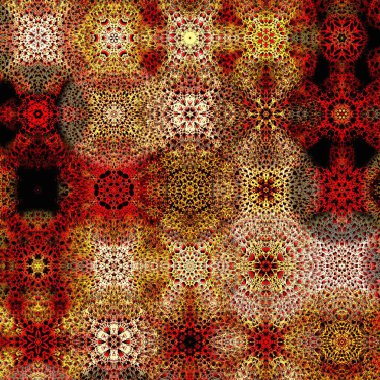 Şiddetli kırmızı ışıkta düşen farklı yağmur damlalarının fotoğrafları birden fazla benzersiz desenlere ve tasarımlara dönüştürülüyor.