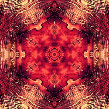 Kırmızı desenli camların gölgeleri modern soyut fütüristik sanat şekilleri ve tasarımları gibi basit dalga biçimi olarak tasarlanmıştır.