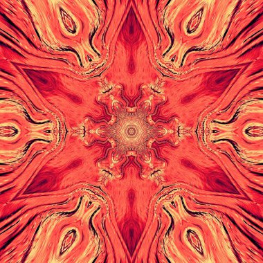 Kırmızı desenli camların gölgeleri modern soyut fütüristik sanat şekilleri ve tasarımları gibi basit dalga biçimi olarak tasarlanmıştır.