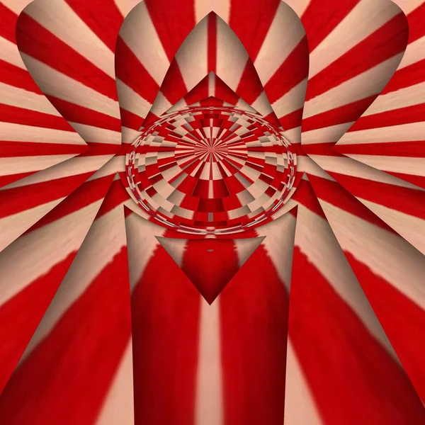 Gwiazdy Paski Niebieski Czerwony Biały Geometryczny Powtarzający Się Wzór Skomplikowany — Zdjęcie stockowe